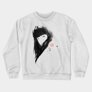 japanese girl Crewneck Sweatshirt